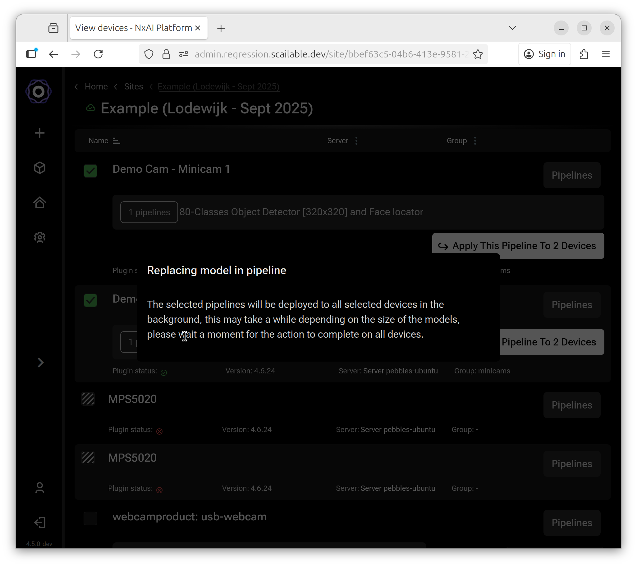 manage devices replacing