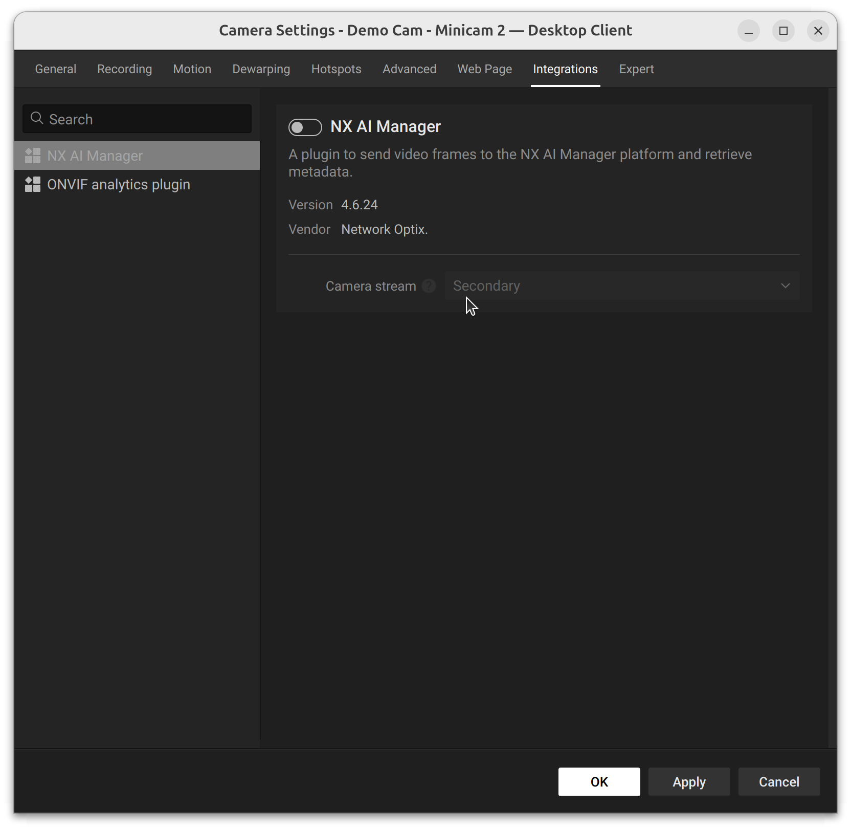 settings aimanager disabled