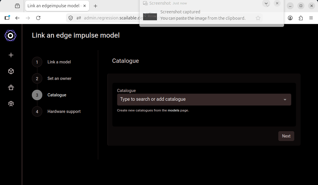 edgeimpulse catalogue none