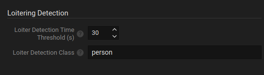 postprocessor loitering detection params