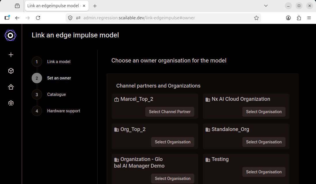 edgeimpulse organisations